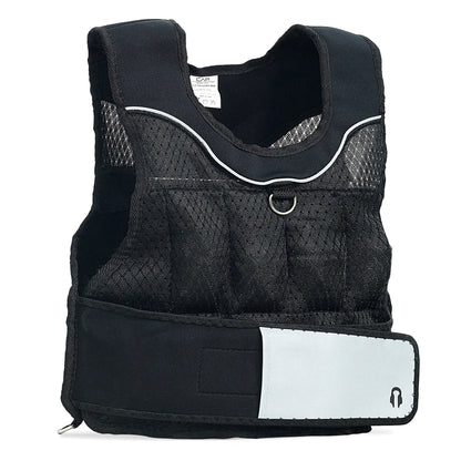 Adjustable 20 lbs Unisex Weighted Vest for Enhanced Walking and Running Performance